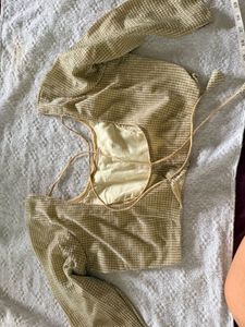 Elegant Golden Blouse