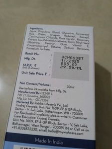 WishCare Hair growth serum and concentrate