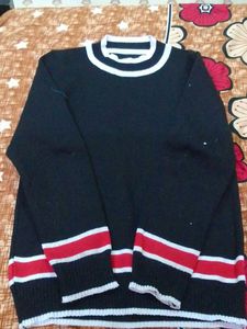 Stylish Striped Knit Sweater