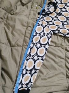 Patterned Zip-Up Jacket