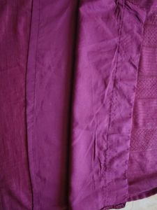 Maroon Striped Kurta