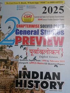 General Studies & Indian History Book 2025