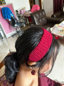 Red Knit Headband