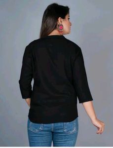 Stylish Black Kurti Top