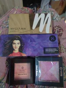 MyGlamm, SUGAR, Mars & Hilary Rhoda Makeup Lot