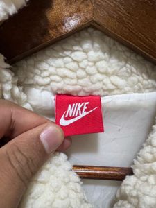 Nike Colorblock Sherpa Zipup Puffer Jacket