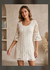 Elegant Lace Mini Dress