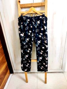 Floral Print Palazzo Pants waist size-28