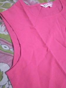 Pink Sleeveless Top