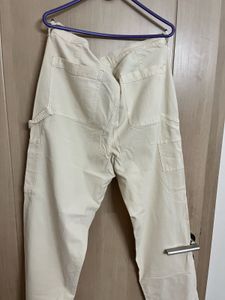 Cream Cargo Pants