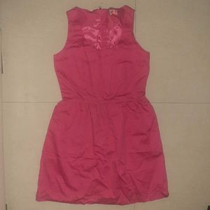 Vibrant Pink Chic Sleeveless Only Dress - Women