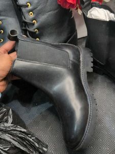 Roadster Black Buckle Chelsea Boots size 36