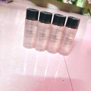 PACK OF 4 The Face Shop Rice water bright light Cl