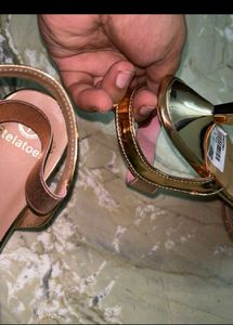 Sparkly Rose Gold Heels