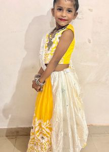 4 set of Elegant Navy Blue Ethnic Skirt and Top Se