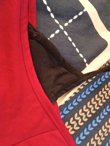 Red Casual Tunic Top