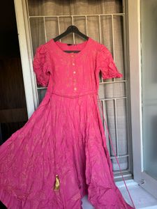 Beautiful Pink Ethnic Gown