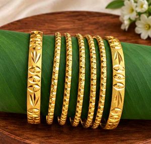 Elegant Gold Bangle Set