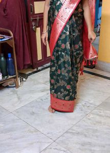 jalkatan green saree