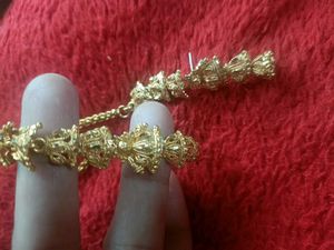 Exquisite Gold-Tone earings+bangles