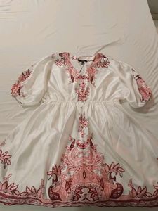 Vero Moda White Paisley Print Dress