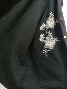Floral Embroidered Cardigan