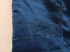 Dark Blue Denim High Waisted Jeans