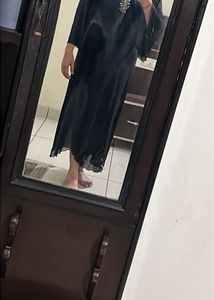 Embellished Black Kurta
