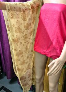 Beautiful Golden Floral Stoal