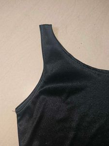 Black Sleeveless Tank Top