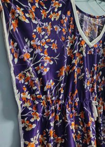 satin silk night gown nighty women