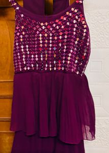 Elegant Tiered Sequin Dress