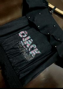 Black⚫ Top For 6- 8 Year Girl