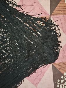 Black Net Ponchoo