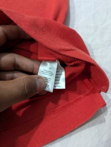 Lacoste Men's Red Polo Shirt