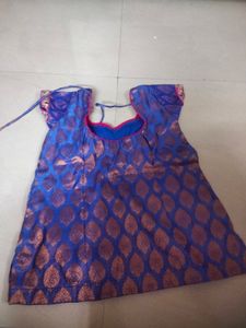 Long Blouse Without Padding And Embroidery