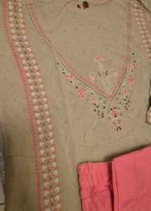 Combo  set Embroidered Kurta Se