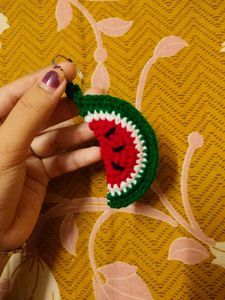 Handmade Watermelon Keychain 🍉