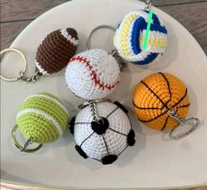 Handmade Basketball Keychain⚽🏈