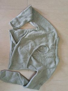 Sparkly Silver Knit Sweater