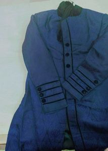Men's Blue Ethnic Sherwani Set