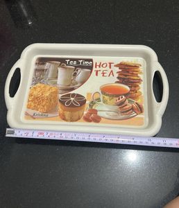 Set of 2 Decorative Serving Trays