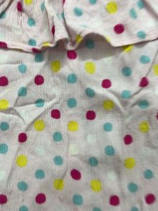 Cute Polka Dot Baby Romper