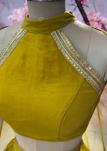 Elegant Mustard Yellow Lehenga Choli