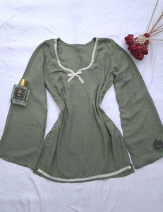 Coquette Corset short Kurti☘️