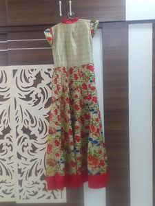 Floral Print Kurta Set With Dupatta