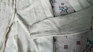 Classic Cream Cardigan