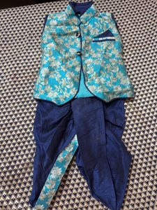 Stylish Blue Ethnic Kurta Set for Men