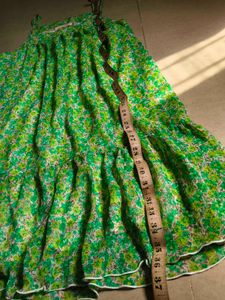 Green Floral Dress