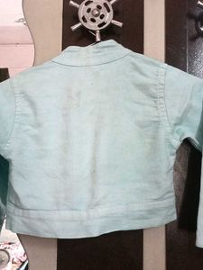 Kids Denim Jacket and T-shirt Set